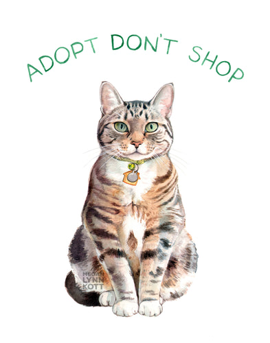 Adopt Don't Shop - 11x14
