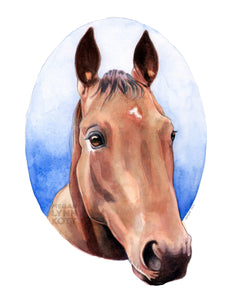 Custom Watercolor Pet Portrait - Original 9x12" Painting - OPENS OCT. 20th 2023 Noon CST