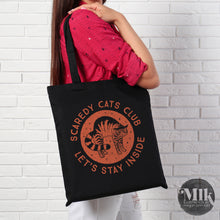 Scaredy Cats Club Large Tote Bag