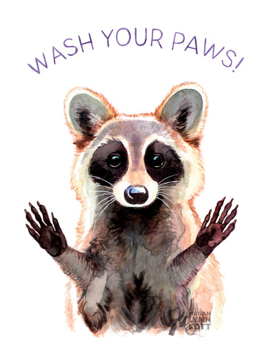 Wash Your Paws - 11x14
